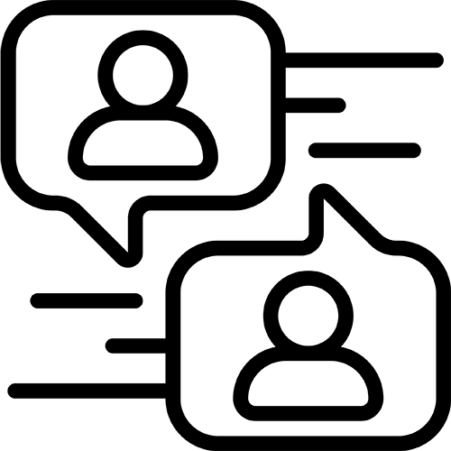 Clear Client Communication Icon