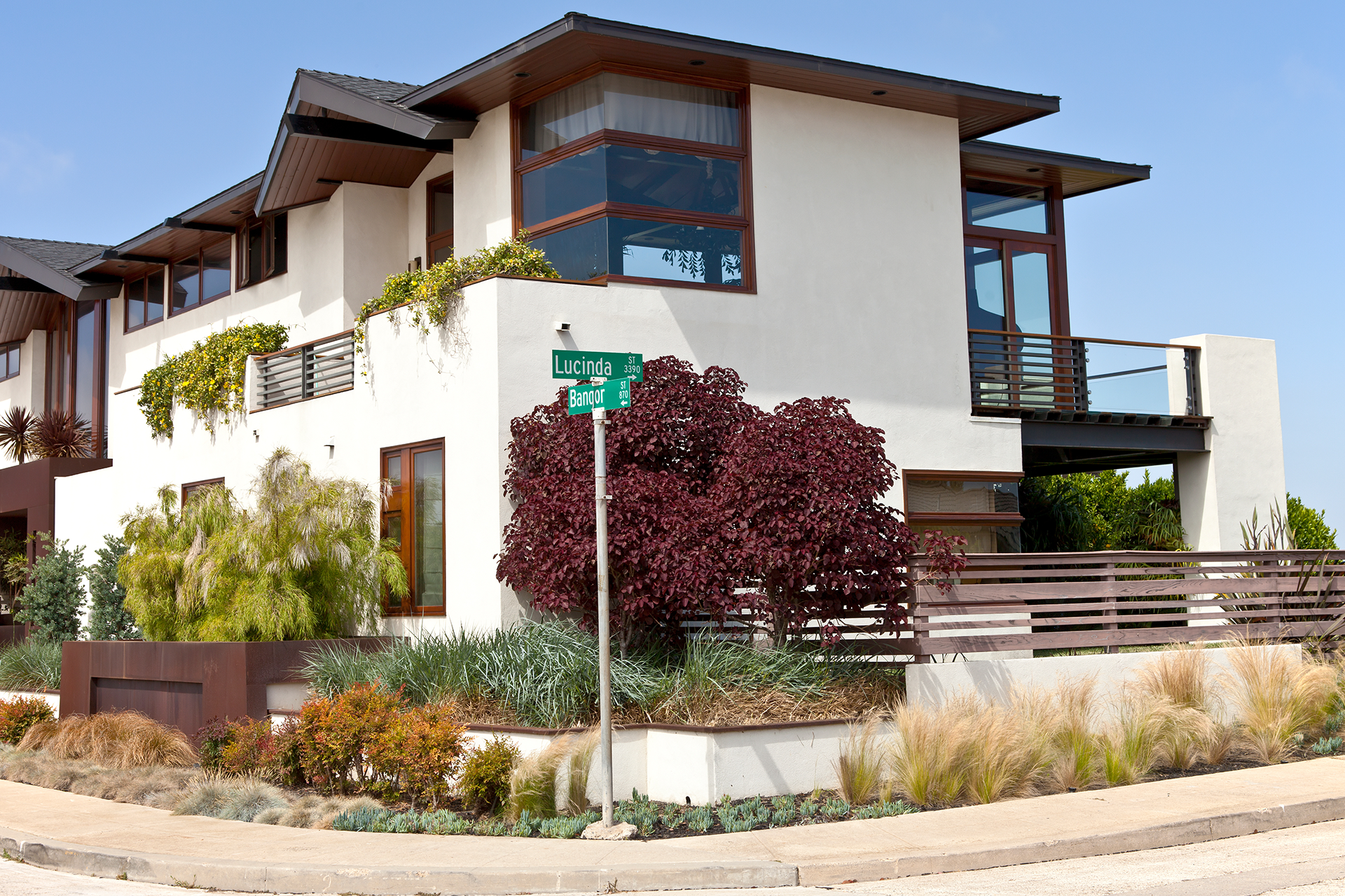 Newly completed residential home